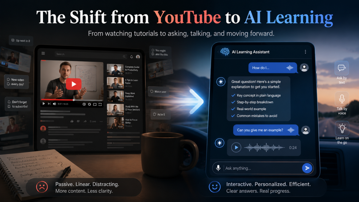AI replacing YouTube (without Video!)
